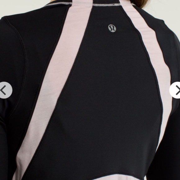 Lululemon  Ride Inside Long Sleeve Pink and Black Small - Picture 7 of 12